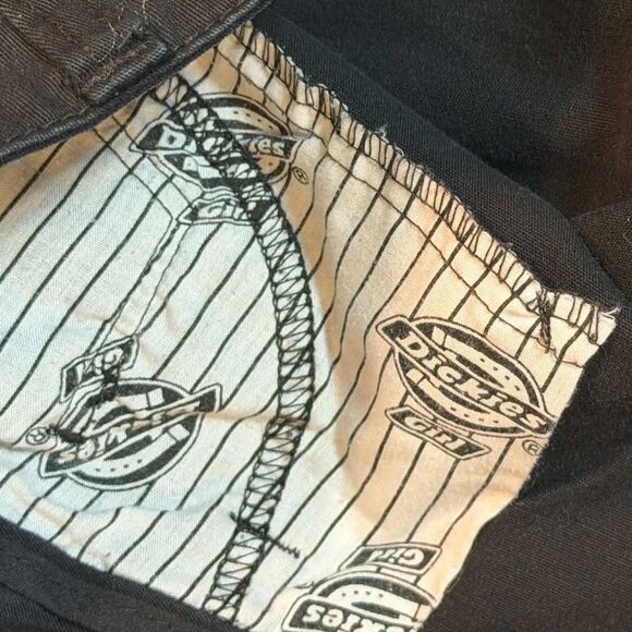 Dickies brand SIZE 11 Black Flared Leg / Slim Fit Bootcut 5-Pocket Pants - Picture 4 of 11